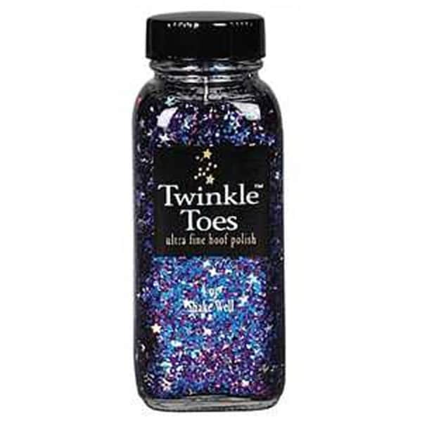 Twinkle Glitter Products TP0530 4 oz Toes Hoof Polish, Rainbow Stars 1295-RS - main